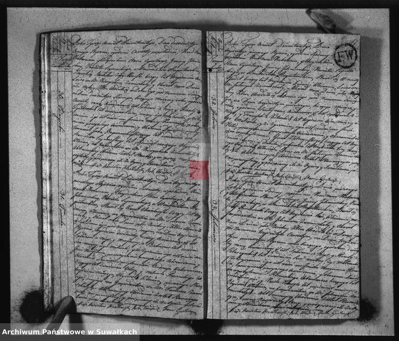 Obraz 11 z jednostki "Akta Urzędnika Stanu Cywilnego Urodzonych w Gminie Jeleniewskiey, od Dnia 1-go Miesiąca Stycznia 1819 do ostatniego Grudnia tegoż Roku."