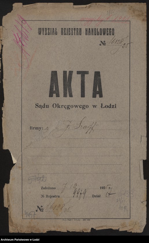 Obraz 2 z jednostki "Moszek Jakób Szarff- fabryka papy dachowej"