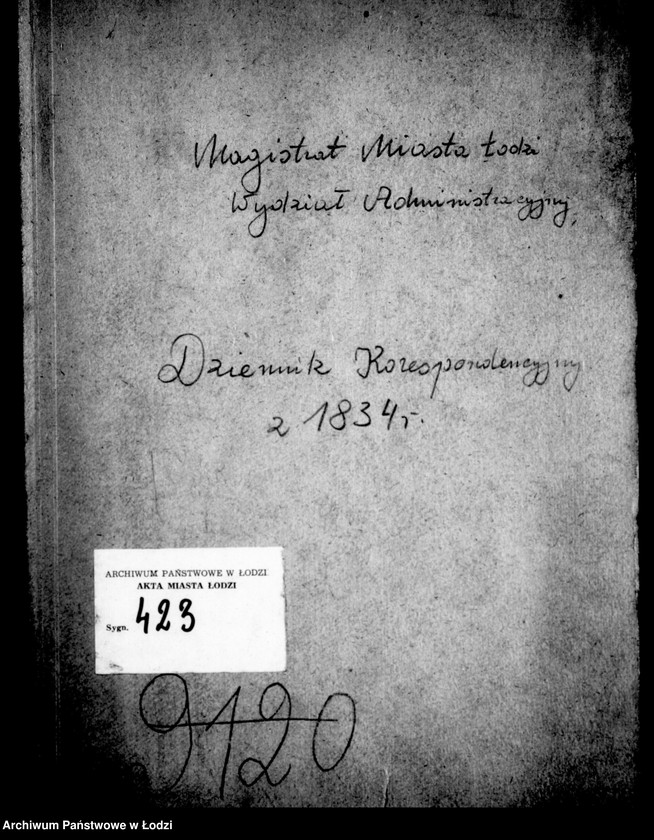 Obraz 4 z jednostki "[Dziennik korespondencyjny]"