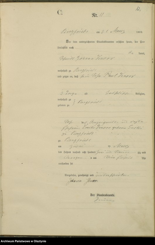 image.from.unit.number "Sterbe-Haupt-Register Nr 1 - 51"