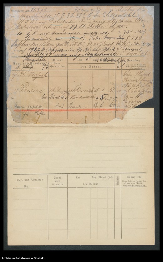 image.from.unit.number "Karty meldunkowe: Perseke - Petermann Wilh."