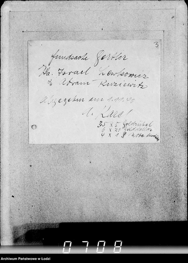 Obraz 7 z jednostki "Korrespondenz mit dem Aeltesten der Juden"