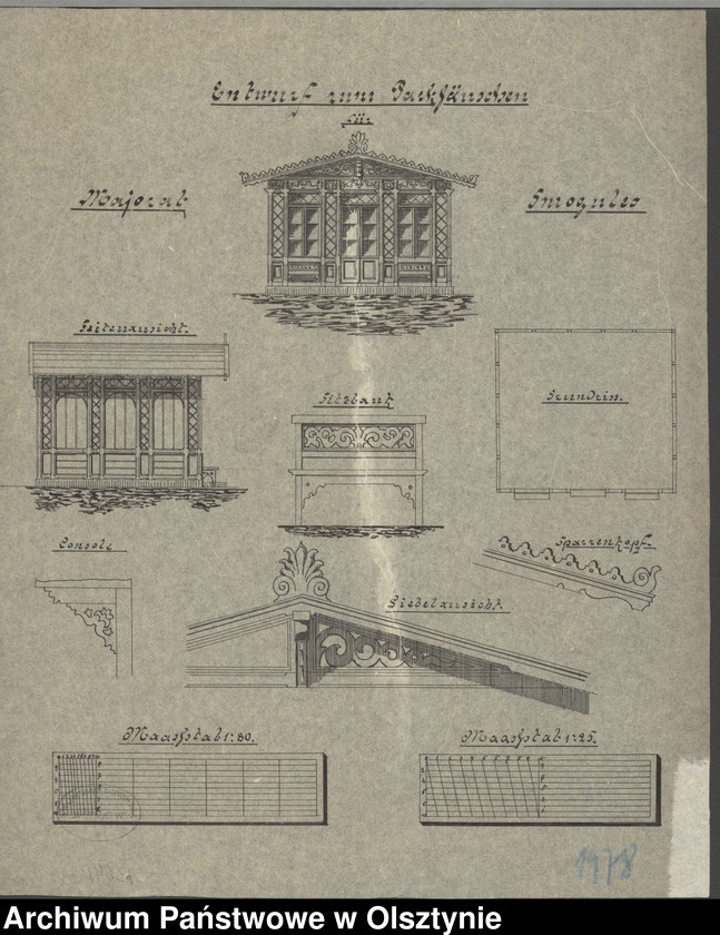 image.from.unit.number "Entwurf zum Parkhänschen für Majorat Smogulec"