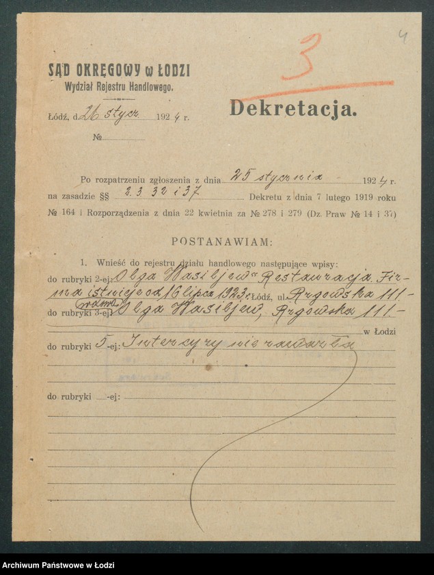 Obraz 6 z jednostki "Olga Wasiliew – restauracja"