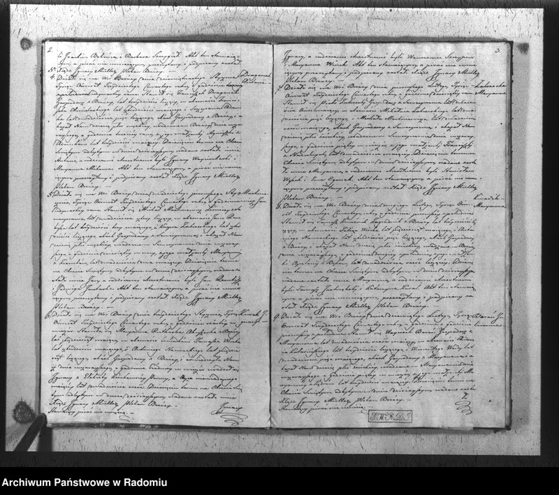 Obraz 4 z jednostki "Duplikat akt religijno-cywilnych urodzonych, zaślubionych i zmarłych gminy i parafii Brzóza na rok 1834"