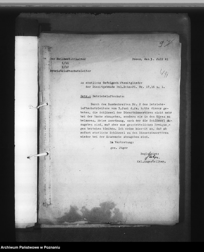 Obraz 14 z jednostki "Erlasse und Bestimmungen"