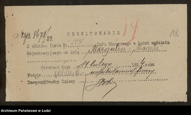 Obraz 20 z jednostki "Markulies i Manela- Przemysł Fornierów i Dykt Klejonych"