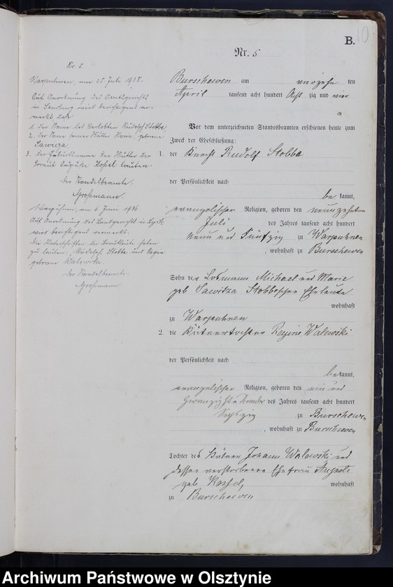 image.from.team "Urząd Stanu Cywilnego w Burszewie pow. mrągowski"