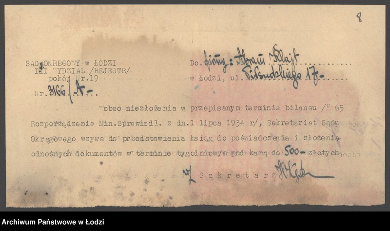 Obraz 10 z jednostki "Abram Klajt- sprzedaż przędzy"