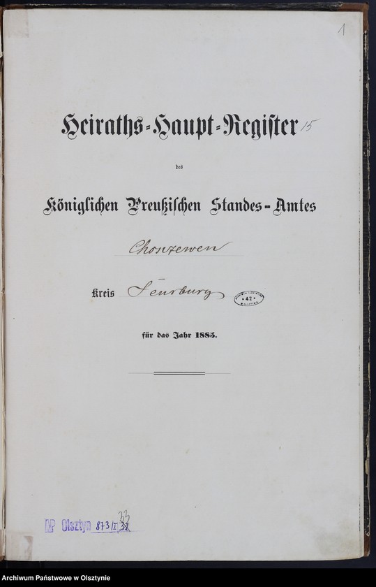 image.from.unit.number "Heiraths-Haupt-Register Nr 1 - 11"