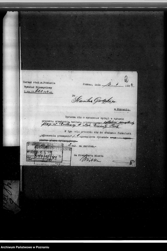 image.from.unit.number "Zatwierdzenie zakładu przemysłowego wytwórni musztardy W. Paetz w Poznaniu"