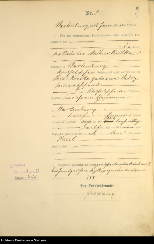 image.from.unit.number "Geburts-Haupt-Register Nr 1 - 205"