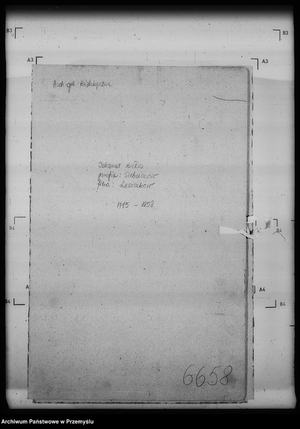 Obraz 4 z jednostki "[Kopie ksiąg metrykalnych parafii Siebieczów z filią Leszczaków (dekanat Bełz)]"