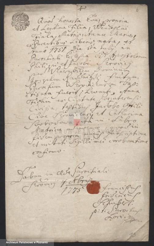 image.from.unit.number "Cech stolarzy w Lesznie - listy urodzenia"