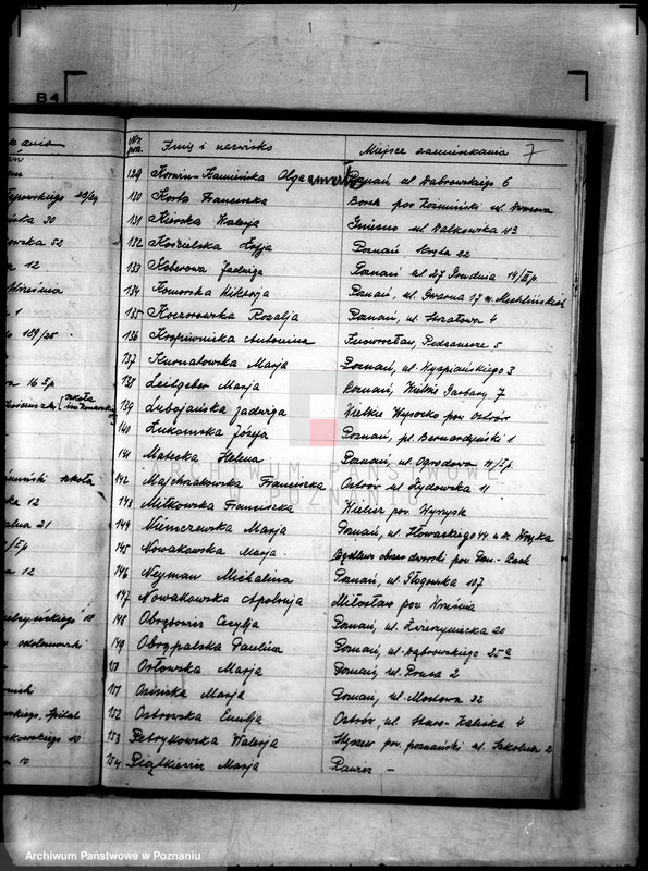 Obraz 11 z jednostki "/Spis Weteranów i Wdów po weteranach z 1863 r./"