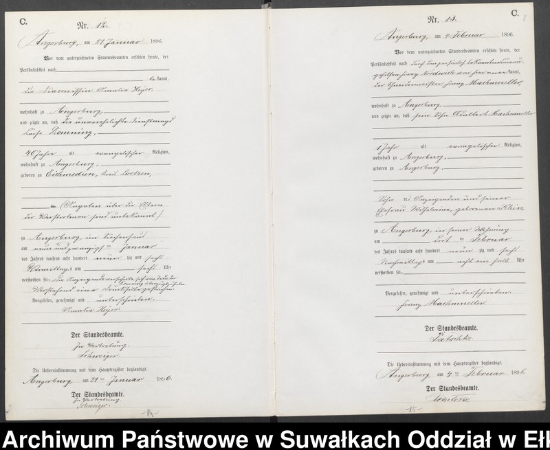 image.from.unit.number "Sterbe-Neben-Register des Preussischen Standes-Amtes Angerburg Kreis Angerburg"