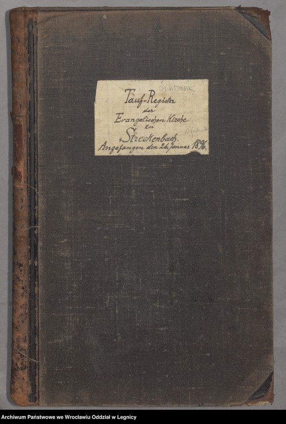 image.from.unit.number "Tauf-Register der Evangelischen Kirche zu Streckenbach"