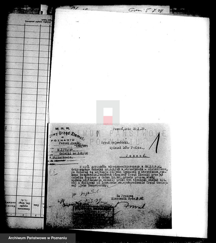 Obraz 5 z jednostki "Parcela w Strzałkowie powiatu wrzesińskiego"