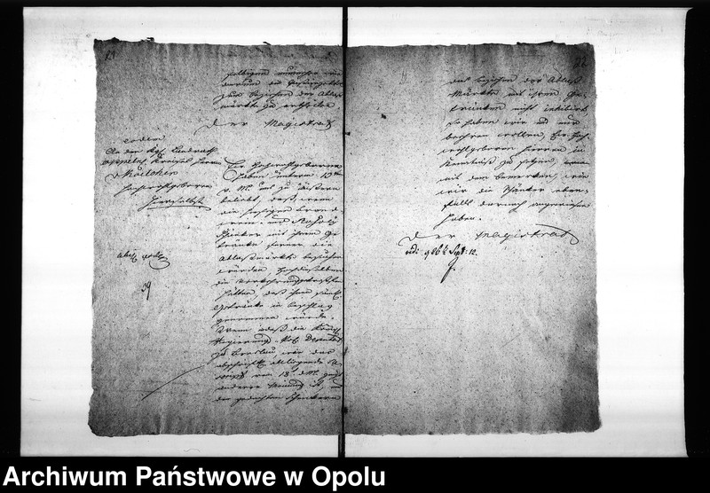 Obraz 20 z jednostki "Acta betreffend das verbothwidrige Beziehen der Ablass - und andern Märkte mit Waaren und Getränke vol I de anno 1809 bis"