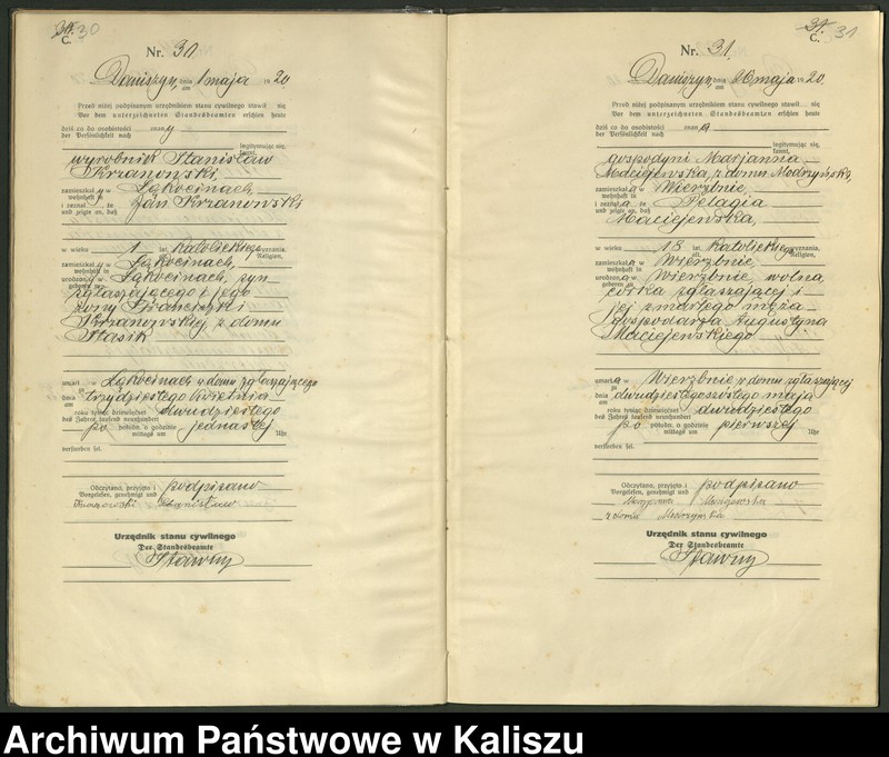 Obraz 19 z jednostki "[Księga zgonów]"