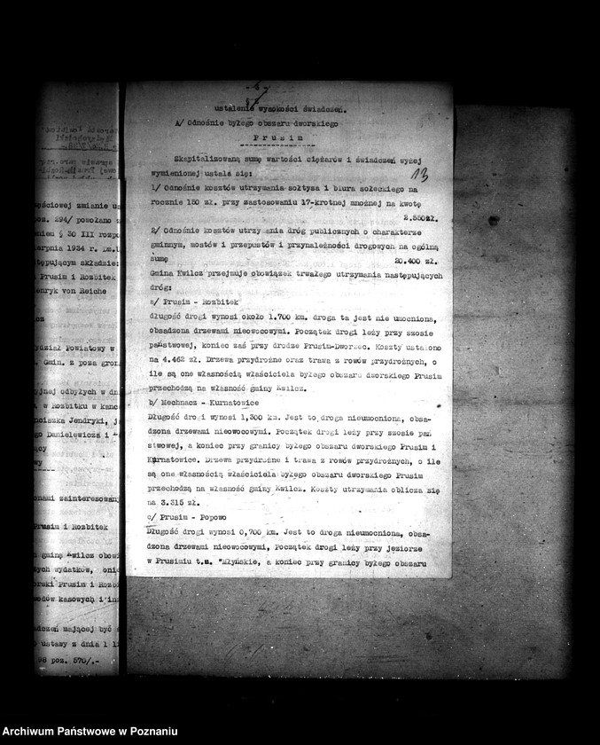 Obraz 17 z jednostki "Majątek Rozbitek-Prusim powiatu międzychodzkiego przymusowy wykup"