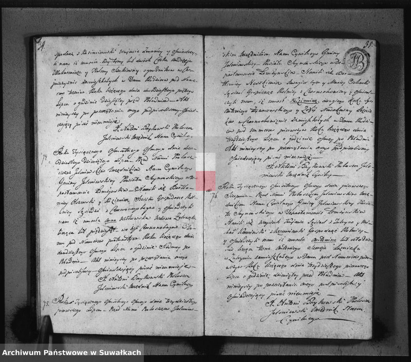 image.from.unit.number "Akta Zeyścia Gminy Jeleniewskiey Roku 1808"