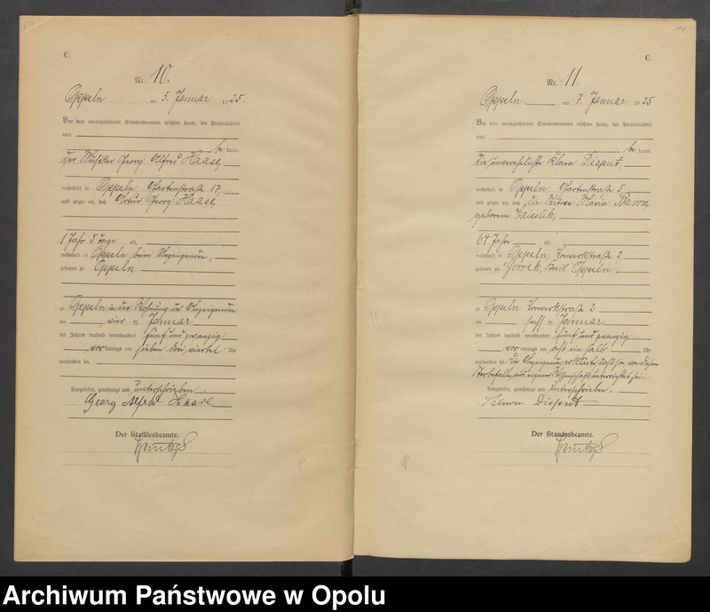 Obraz 8 z jednostki "[Rejestr zgonów] 1925 Tom I Nr 1-449"