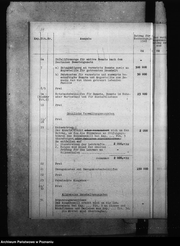 Obraz 15 z jednostki "Haushaltspläne für Volkschulen"