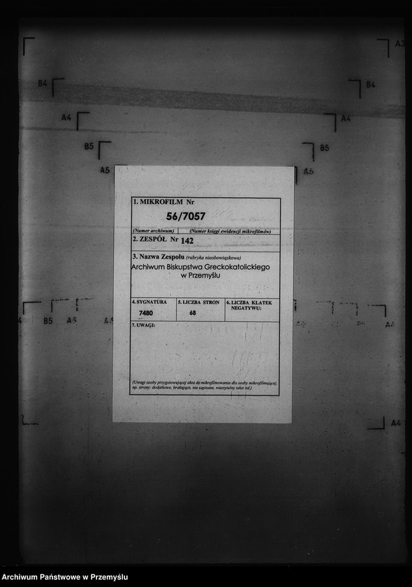 Obraz 2 z jednostki "[Kopie ksiąg metrykalnych parafii Zwór z filią Wola Błażowa (dekanat Podbuż)]"
