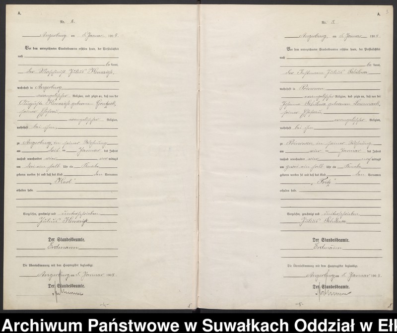 image.from.unit.number "Geburts-Neben-Register des Preussischen Standesamtes Angerburg Kreis Angerburg"