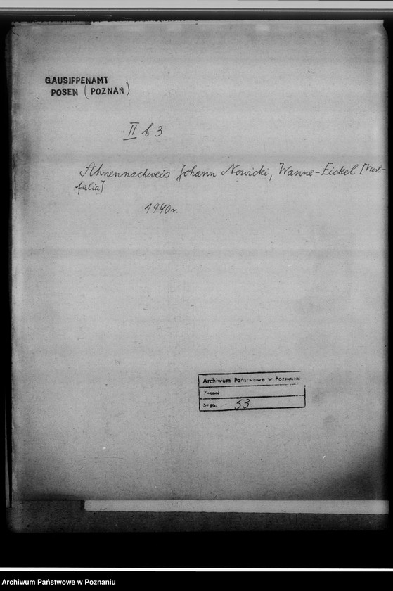 image.from.unit.number "Ahnennachweis Johann Nowicki, Wanne - Eickel [Westfalia]"