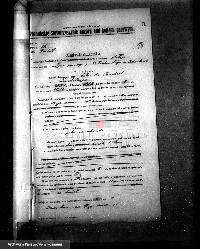 Obraz 14 z jednostki "Młyn i Tartak Apolinarego Załachowskiego w Dziembowie pow chodzieski"