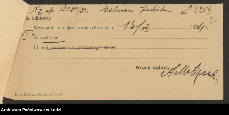 Obraz 4 z jednostki "Jankiel Gielman- sprzedaż żelaza"