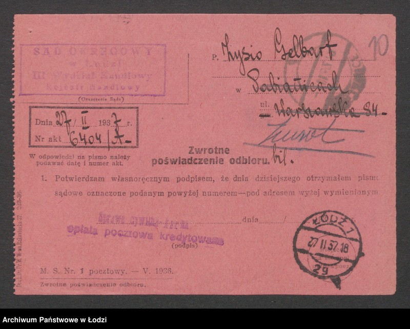 Obraz 12 z jednostki "Gelbracht Zysio- farbiarnia ręczna"