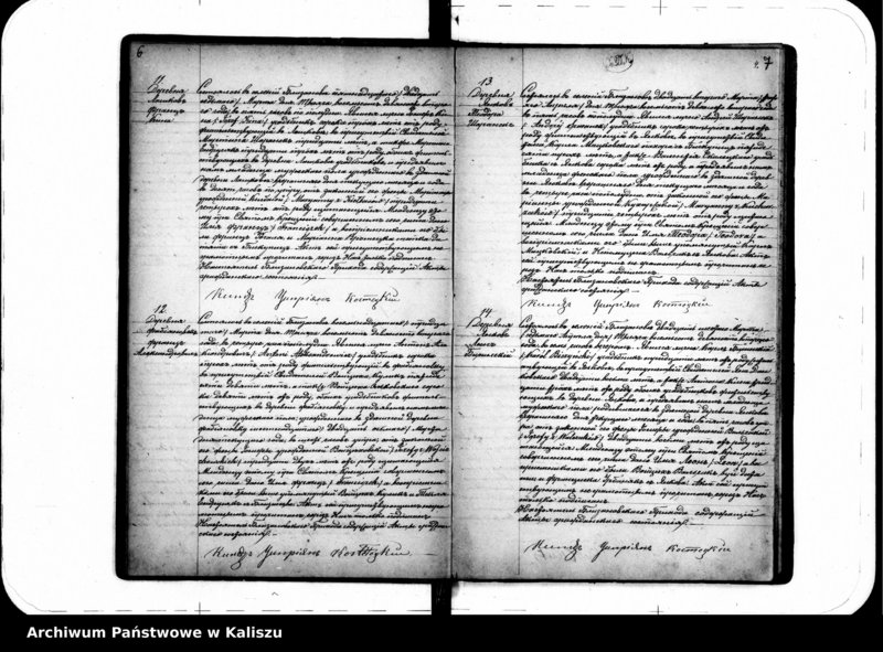 Obraz 7 z jednostki "Księga urodzeń, małżeństw, zgonów"