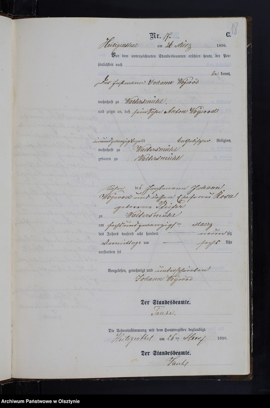image.from.unit.number "Sterbe-Neben-Register Nr 1 - 45"