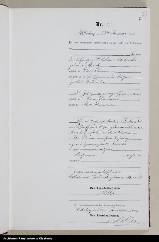 image.from.unit.number "Sterbe-Neben-Register Nr 1 - 154"