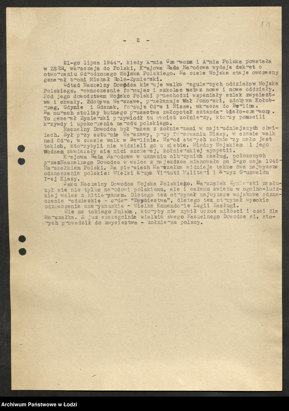 Obraz 12 z jednostki "Przemówienia Władysława Gomułki [oraz] życiorysy [Bolesława Bieruta, Władysława Gomułki, Edwarda Osóbki - Morawskiego i Michała Żymierskiego]"