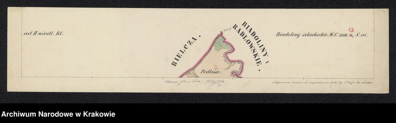 image.from.unit.number "Dorf Biadoliny Szlacheckie in Galizien Bochniaer Kreis"