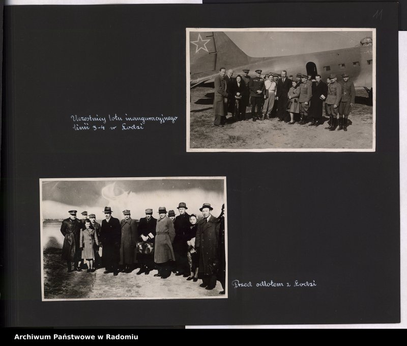 image.from.unit.number "[Album fotograficzny dokumentujący reaktywowanie krajowych połączeń lotniczych przez Polskie Linie Lotnicze "Lot"]"