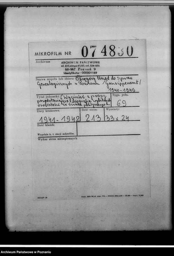 Obraz 2 z jednostki "[Wycinki z prasy przedstawiające biografie wybitnych osobistości ze świata politycznego i wojskowego z krajów europejskich i pozaeuropejskich]"