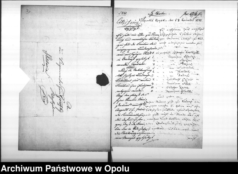 Obraz 7 z jednostki "Acta des Magistrats zu Oppeln betreffend: die Unterstützung der Familien eingezogener Landwehrmänner. de Anno 1848"