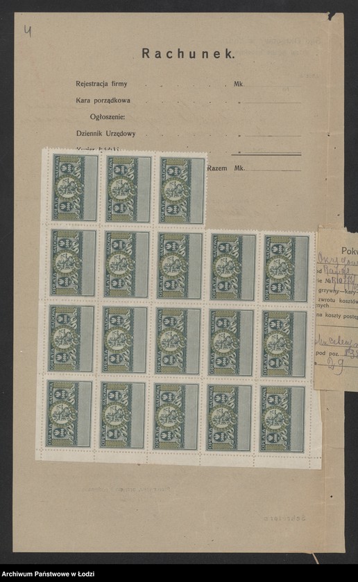 Obraz 6 z jednostki "R.Perlberg i H.Tajchman- kupno i sprzedaż towarów manufakturowych"