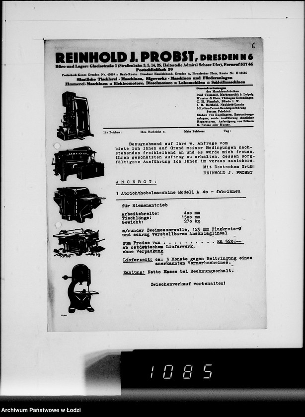 Obraz 10 z jednostki "Aufträge 15101-15108 und Rechnungen Firma R.Greulich Breslau.Chemische Produkte"