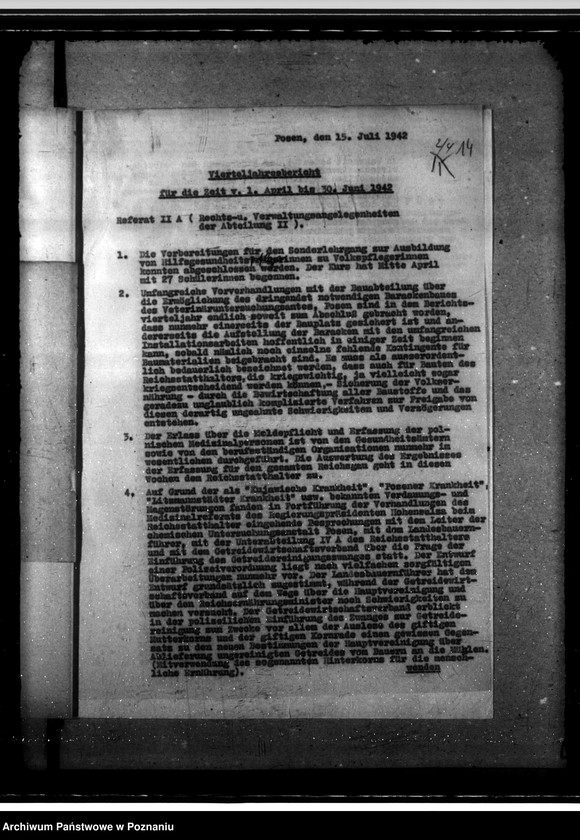 Obraz 18 z jednostki "Lagebericht der Abeilung II"