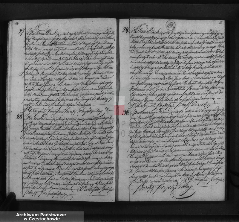 image.from.unit.number "Księga duplikat [akt] urodzonych, zaślubionych i zmarłych Parafii Przystajń z roku 1835"