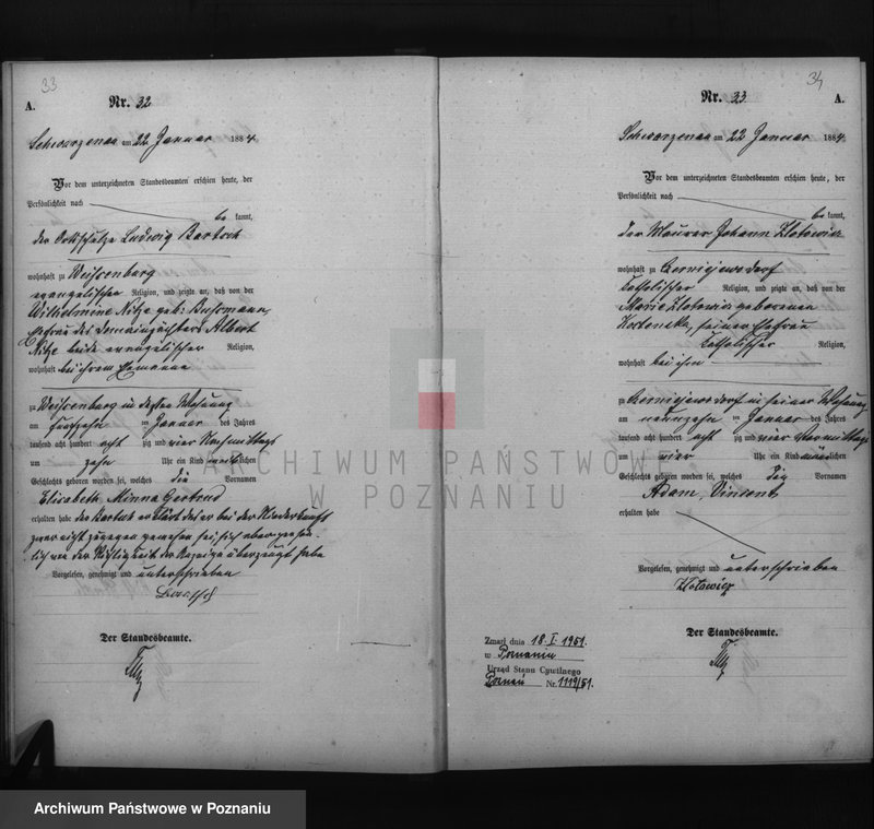 Obraz 20 z jednostki "Księga urodzeń"