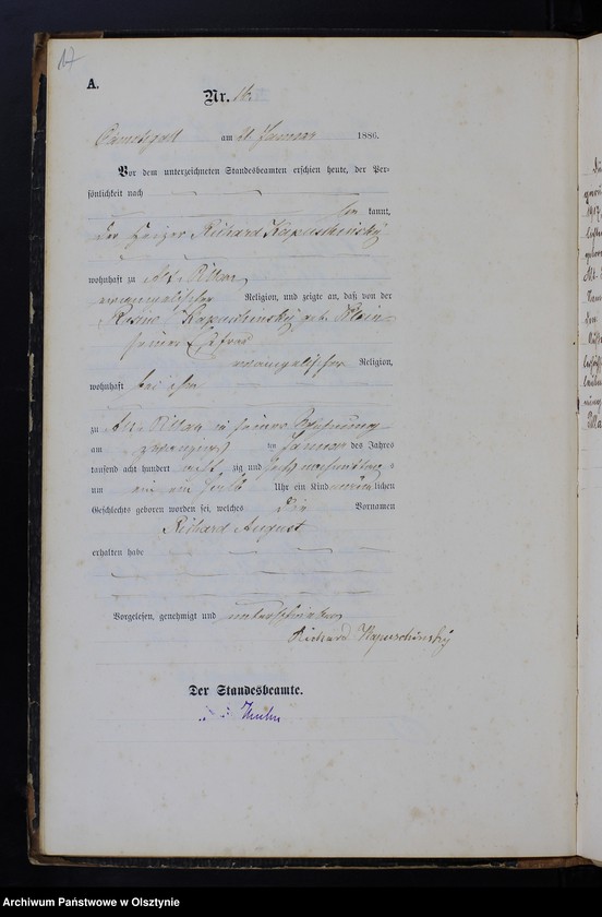 image.from.unit.number "Geburts-Haupt-Register Nr 1 - 154"