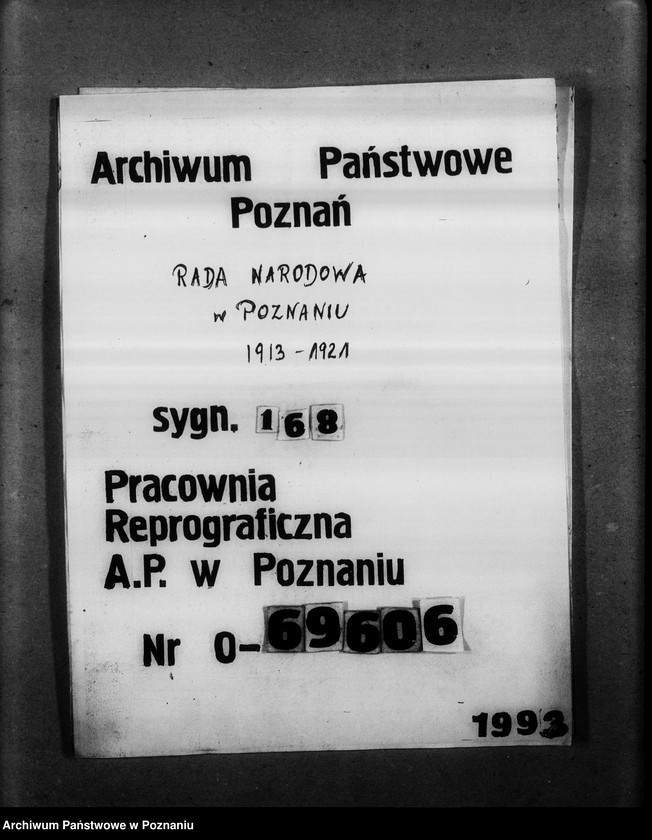 Obraz 1 z jednostki "Korespondencja Komitetu dla Bezdomnych w Berlinie w sprawie pomocy materialnej dla Polaków w Niemczech."