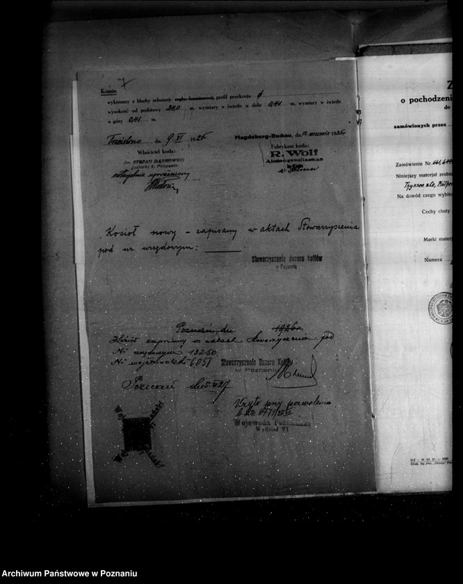 Obraz 11 z jednostki "Krochmalnia w Trzcielinie powiat poznański własność Dr S Dąbrowski nr woj. 6051"